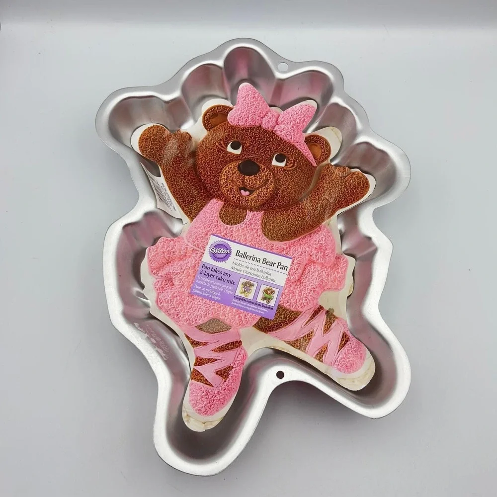 Wilton Ballerina Teddy Bear Birthday‎ Cake Pan 2105-1028